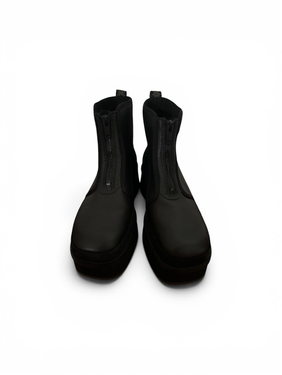 UGG Shoes - UGG Women's Black Front-Zip Platform Moto Boots